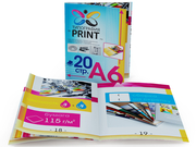 заказать печать 75 брошюр «А6», 4+4, бумага 115 г/м², книжная ориентация, 20 страниц